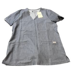 NEW FIGS Casma Three-Pocket Scrub Top™ Womens Shirt Size Small‎